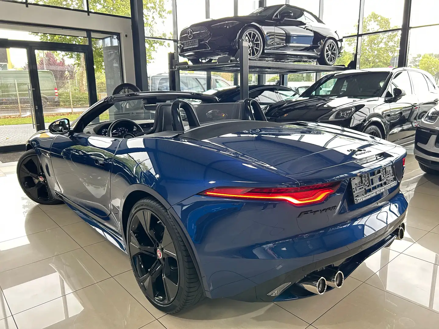 Jaguar F-Type P450 CABRIO NEUES MODELL 5.0 V8 AWD KLAPPE ALU-20" Blau - 2