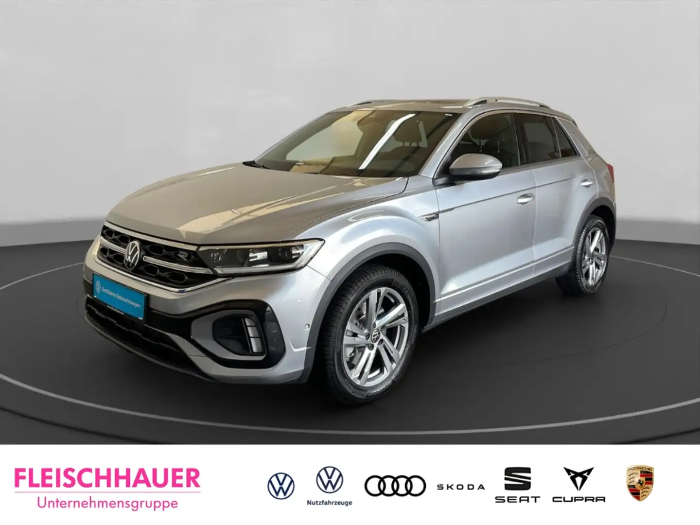 Volkswagen T-Roc 2.0 TSI R-Line 4Motion Sportpaket AHK Pano Navi Di Silber - 1