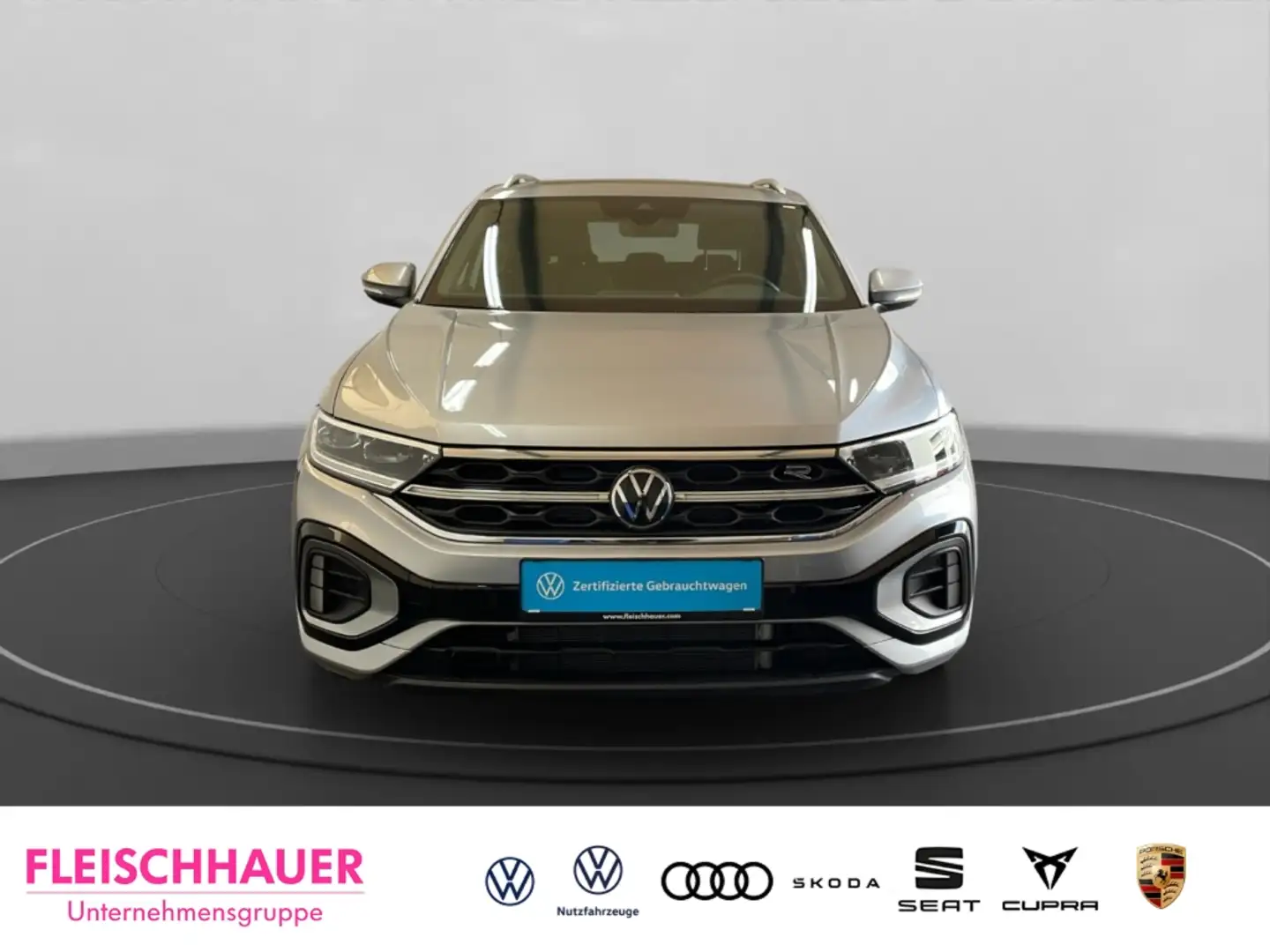Volkswagen T-Roc 2.0 TSI R-Line 4Motion Sportpaket AHK Pano Navi Di Silber - 2