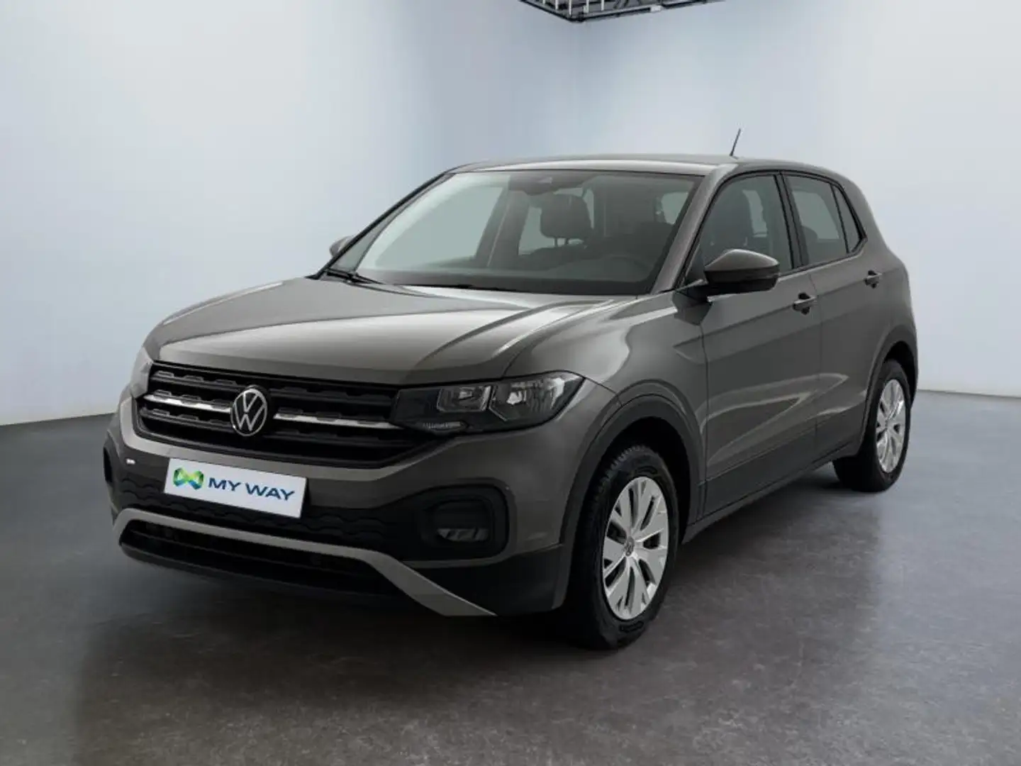 Volkswagen T-Cross Carplay*Capteurs Av/Ar*Caméra*Clim auto Gris - 1