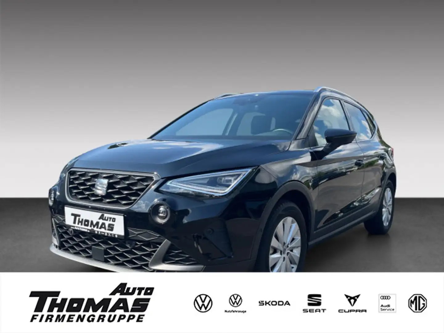 SEAT Arona FR 1.0 TSI NAVI+KAMERA+LED Zwart - 1