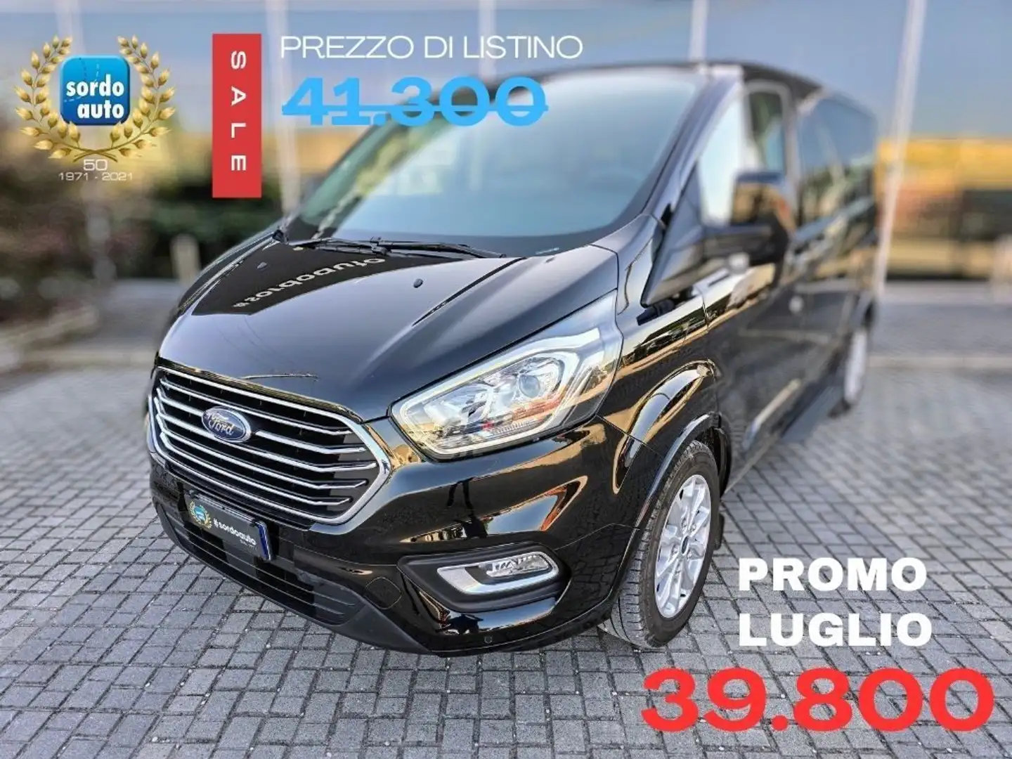 Ford Tourneo Custom 170 CV Automatico Titanium L1 Noir - 1