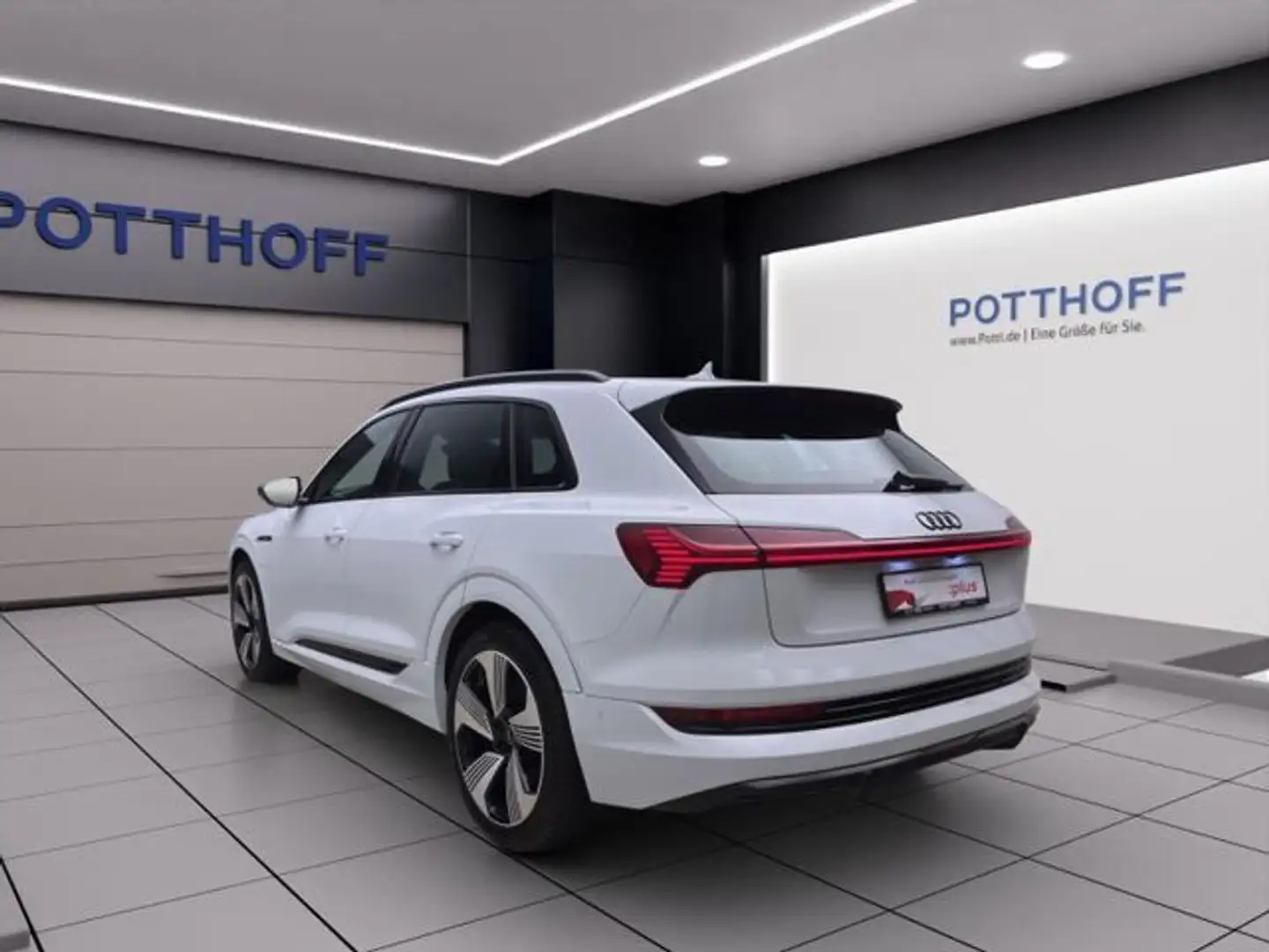 Audi e-tron 55 Q S LINE PANO MATRIX NAVI+ LM21 PDC Weiß - 2