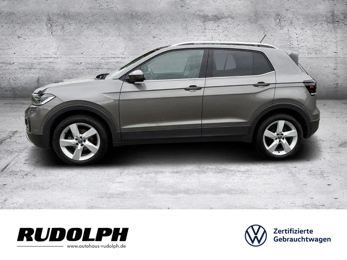 Volkswagen T-Cross 1.0 TSI Style 6-Gang LED BT Navi SHZ PDC Klima ACC Gris - 2