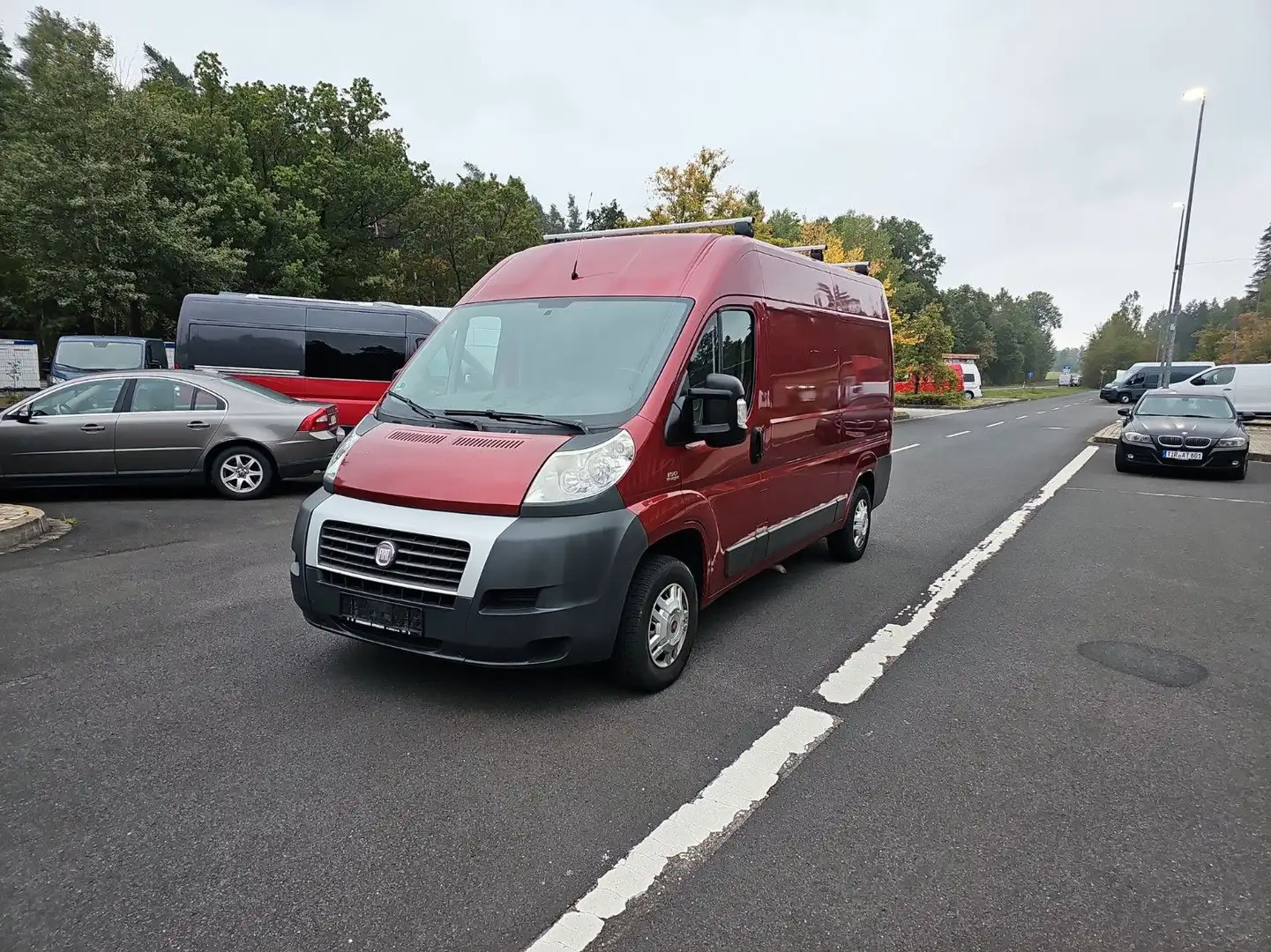 Fiat Ducato Hochr.-Kasten 35  netto 7800 € Rot - 2