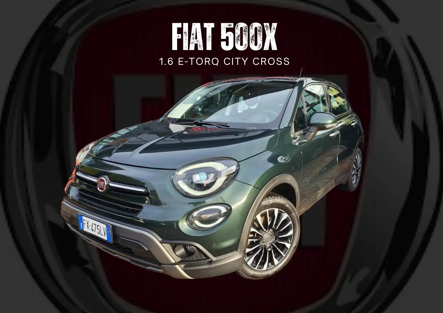 Fiat 500X 500 X 1.6 e-torq City Cross 4x2 110cv Verde - 1