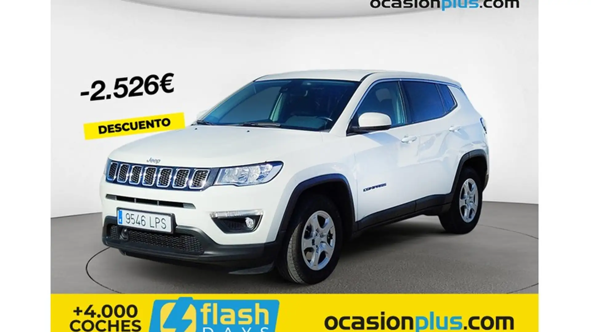 Jeep Compass 1.3 Gse T4 Longitude 4x2 130 Blanc - 1