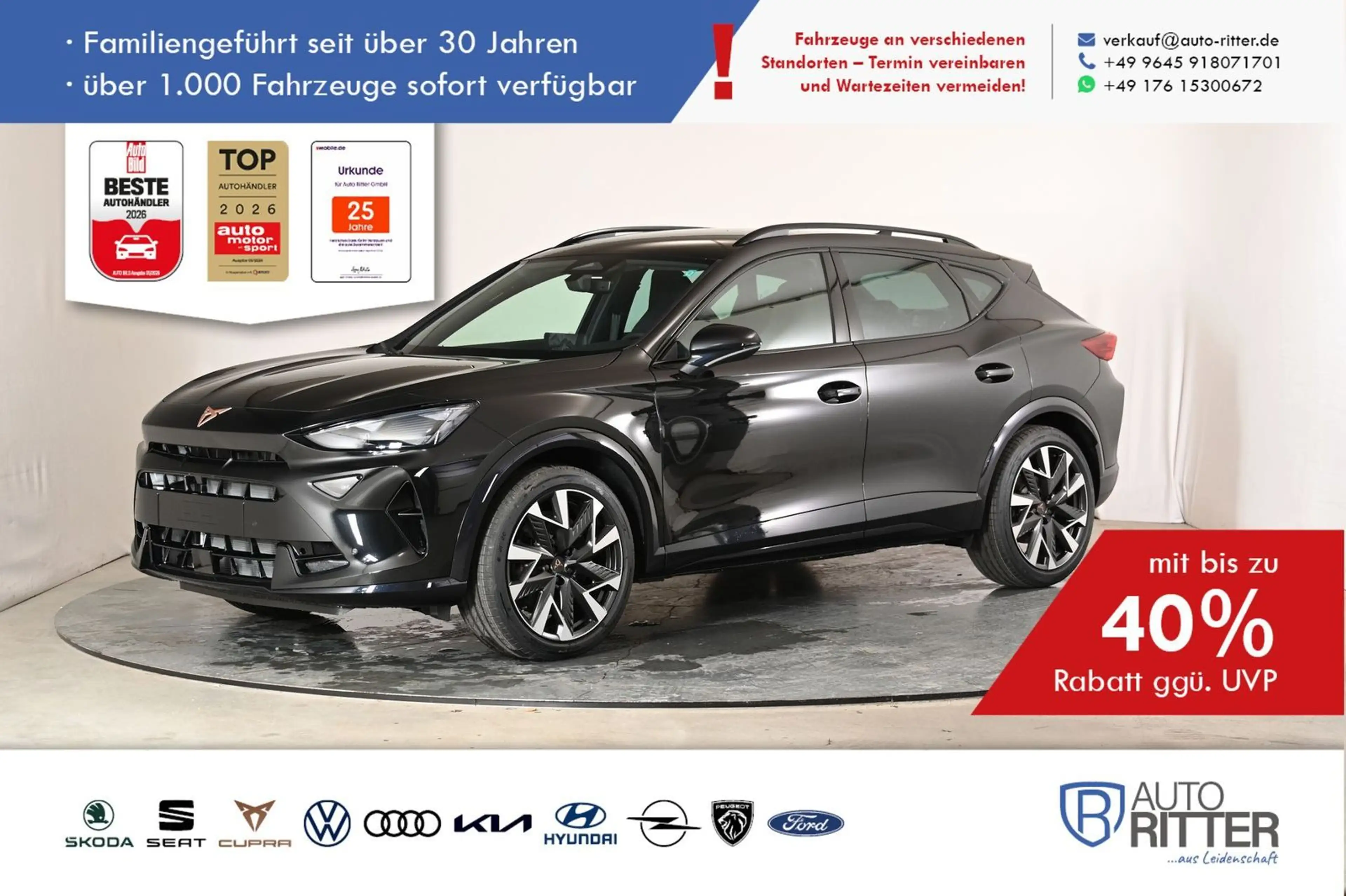 CUPRA Formentor VZ ACC|AHK|RFK|LED|Carplay|Klima|PD...
