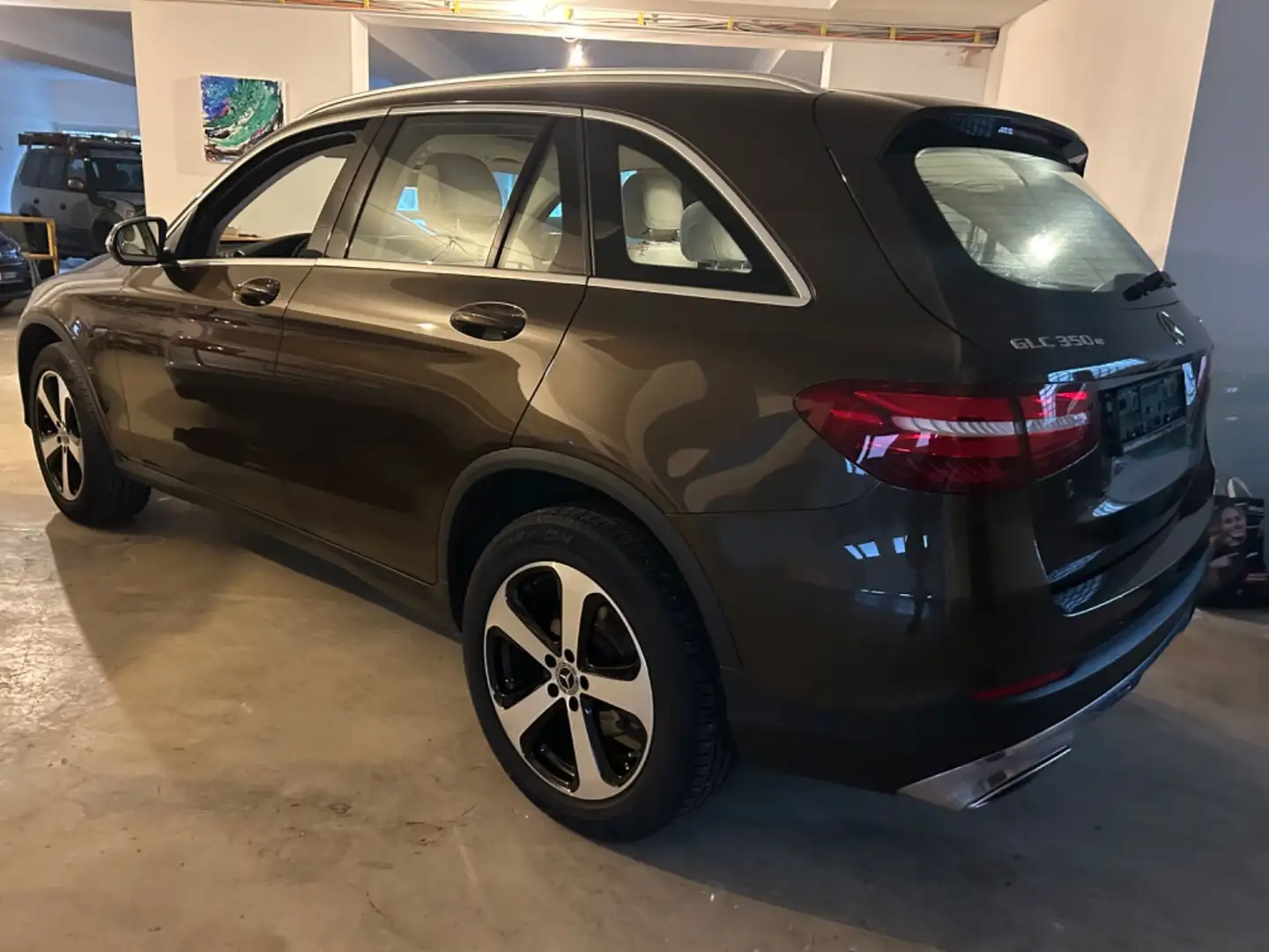 Mercedes-Benz GLC 350 e 4Matic Panorama AHK Leder Beige Braun - 2