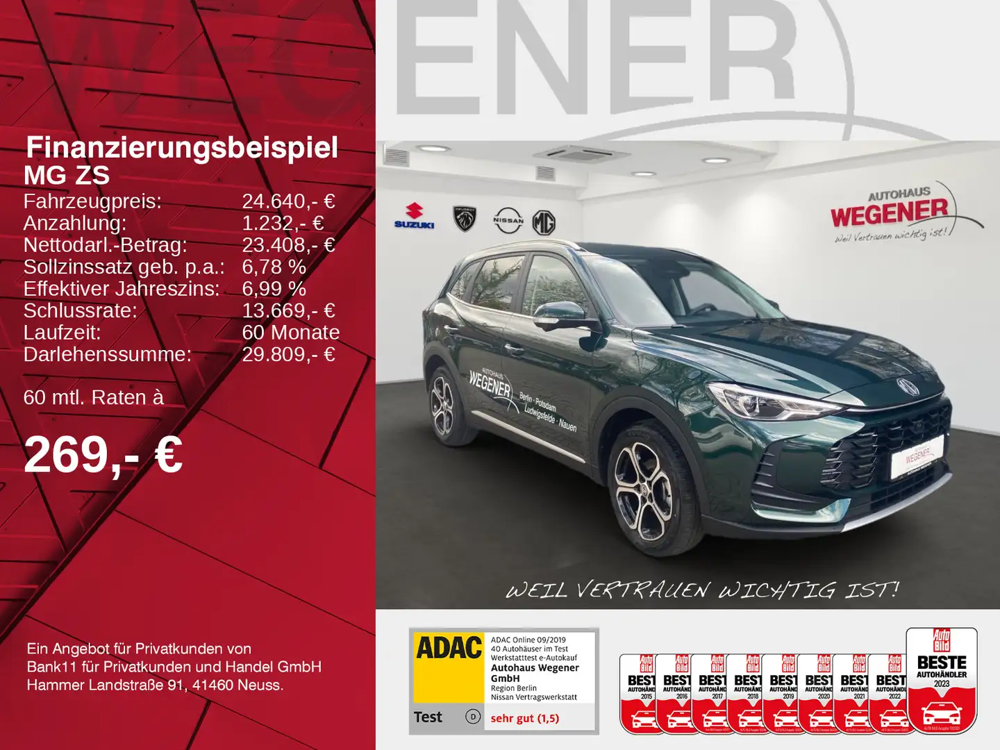 MG ZS MG ZS Comfort MT /LED/360 Grün - 2