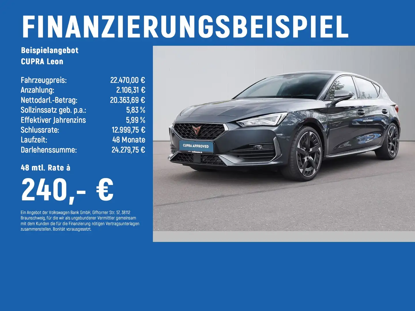 CUPRA Leon VZ e-Hybrid 1.4 TSI DSG NAVI+LED+SHZ+PDC Grey - 2
