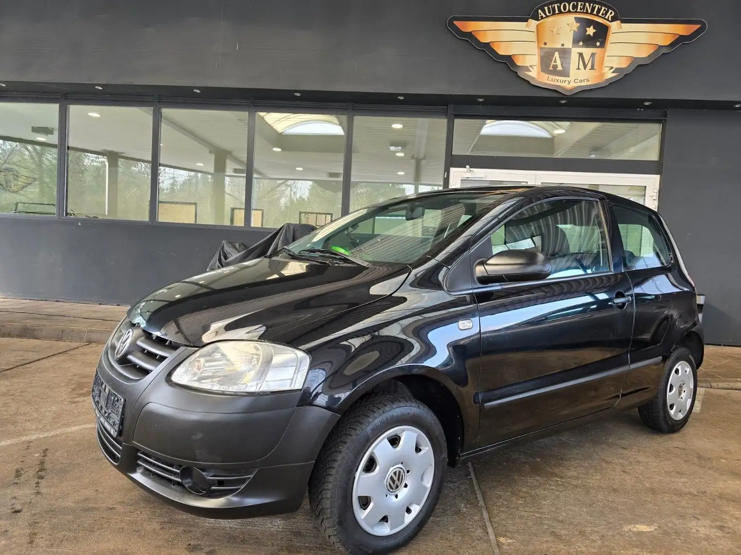 Volkswagen Fox 1.2 Basis ISOFIX/KLIMA/BLACK/TÜV-NEU Schwarz - 1