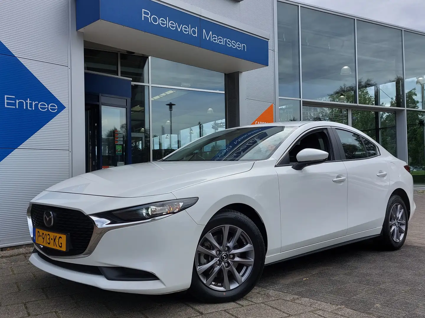Mazda 3 2.0 e-SkyActiv-G M Hybrid 122pk | Origineel NL | N Wit - 1