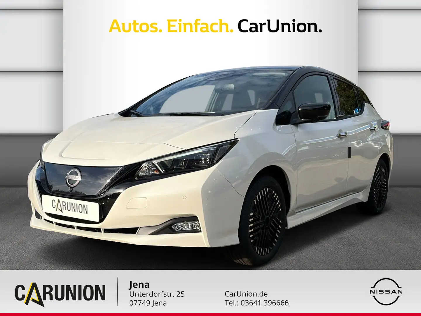 Nissan Leaf N-CONNECTA 40 KWh Winter LED Weiß - 1