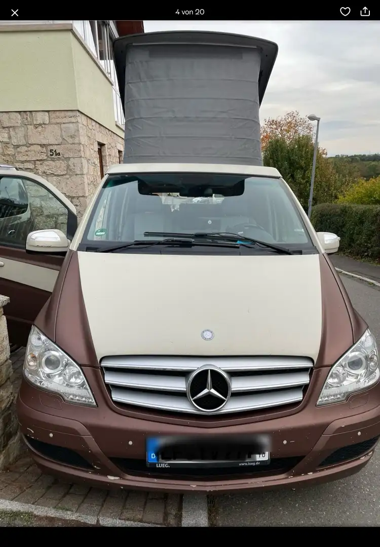 Mercedes-Benz Viano 2.2 CDI DPF lang Fun mit Solar und Camperausbau Beige - 1