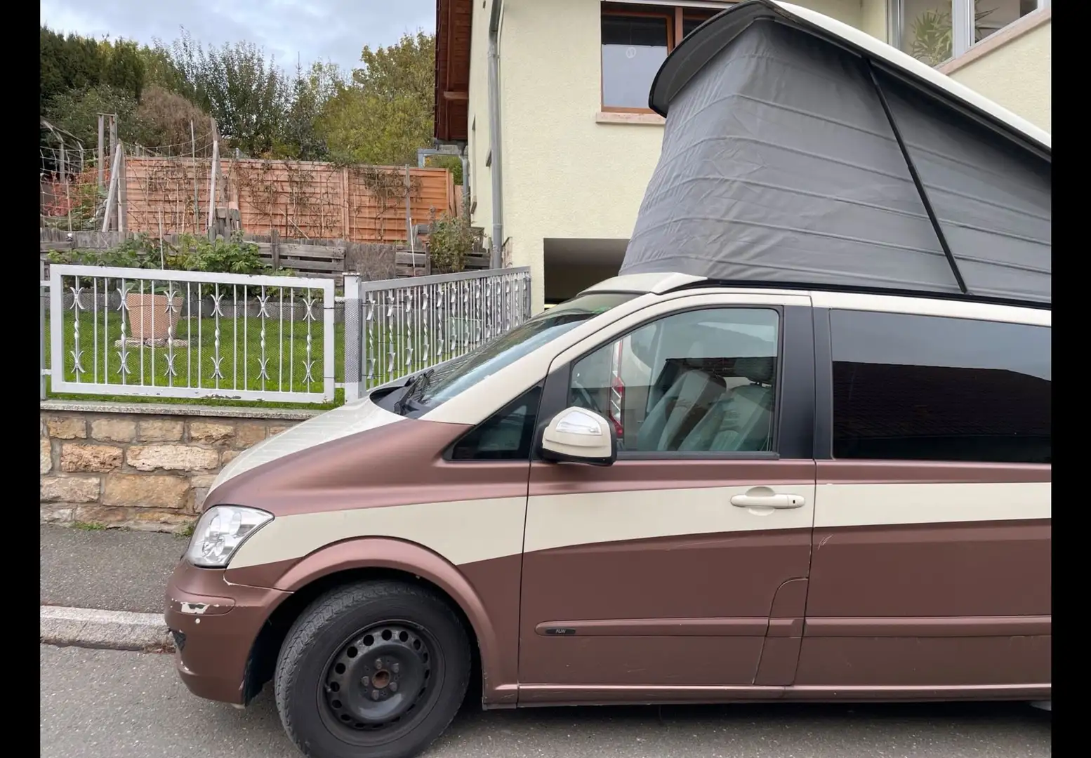 Mercedes-Benz Viano 2.2 CDI DPF lang Fun mit Solar und Camperausbau Beige - 2