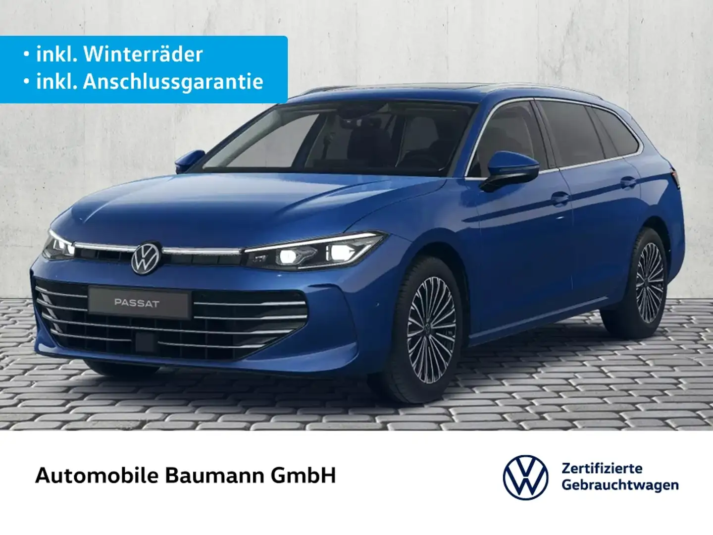 Volkswagen Passat 2.0 TDI 4MOTION *AHK*STDHZG*PANO*DCC* Blau - 1