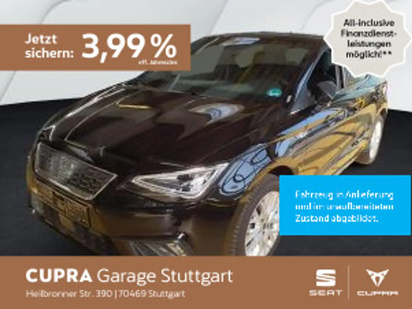 SEAT Ibiza Xcellence 1.0 TSI 85kW Schwarz - 1