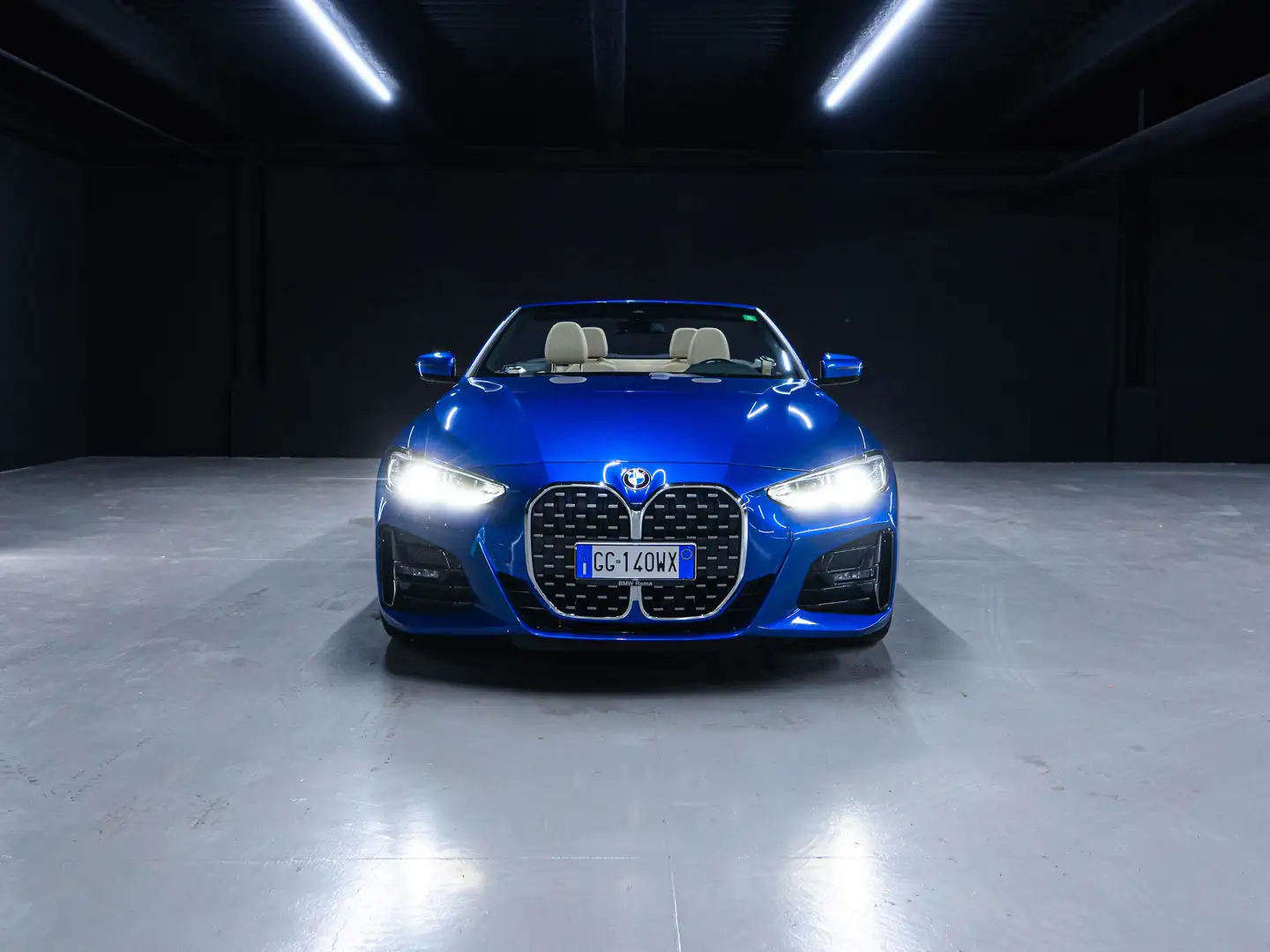 BMW 420 420d mhev 48V Msport auto Blau - 2