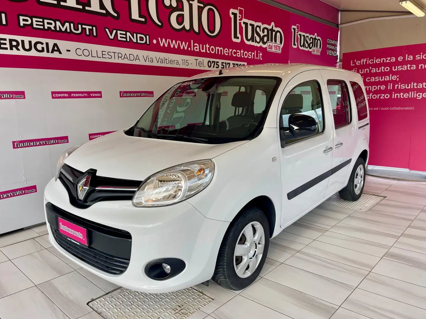 Renault Kangoo Kangoo 1.5 dCi 75CV 5 porte Stop & Start Life Blanc - 1