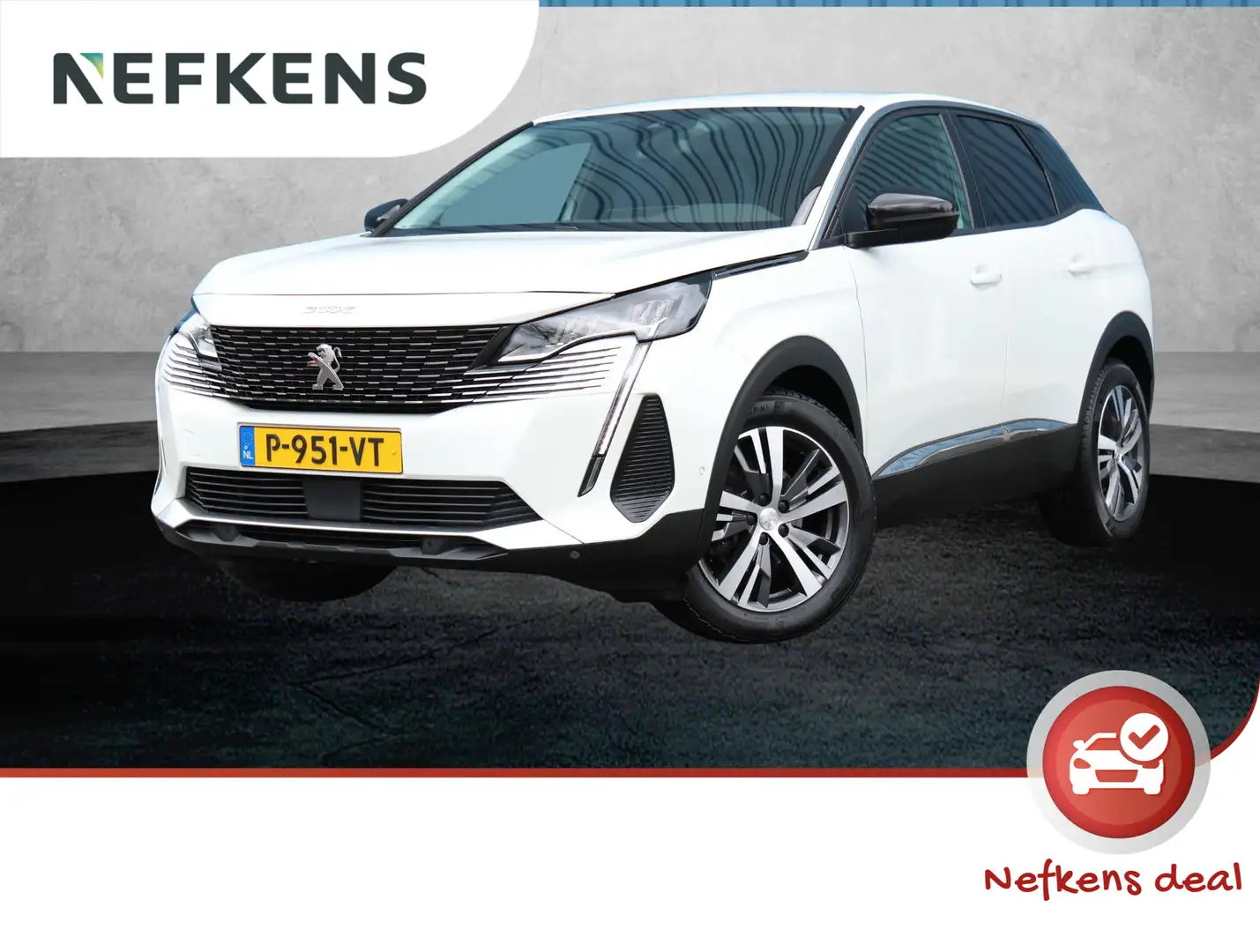 Peugeot 3008 130pk Allure Pack | Trekhaak | Camera | Dodehoekde Wit - 1