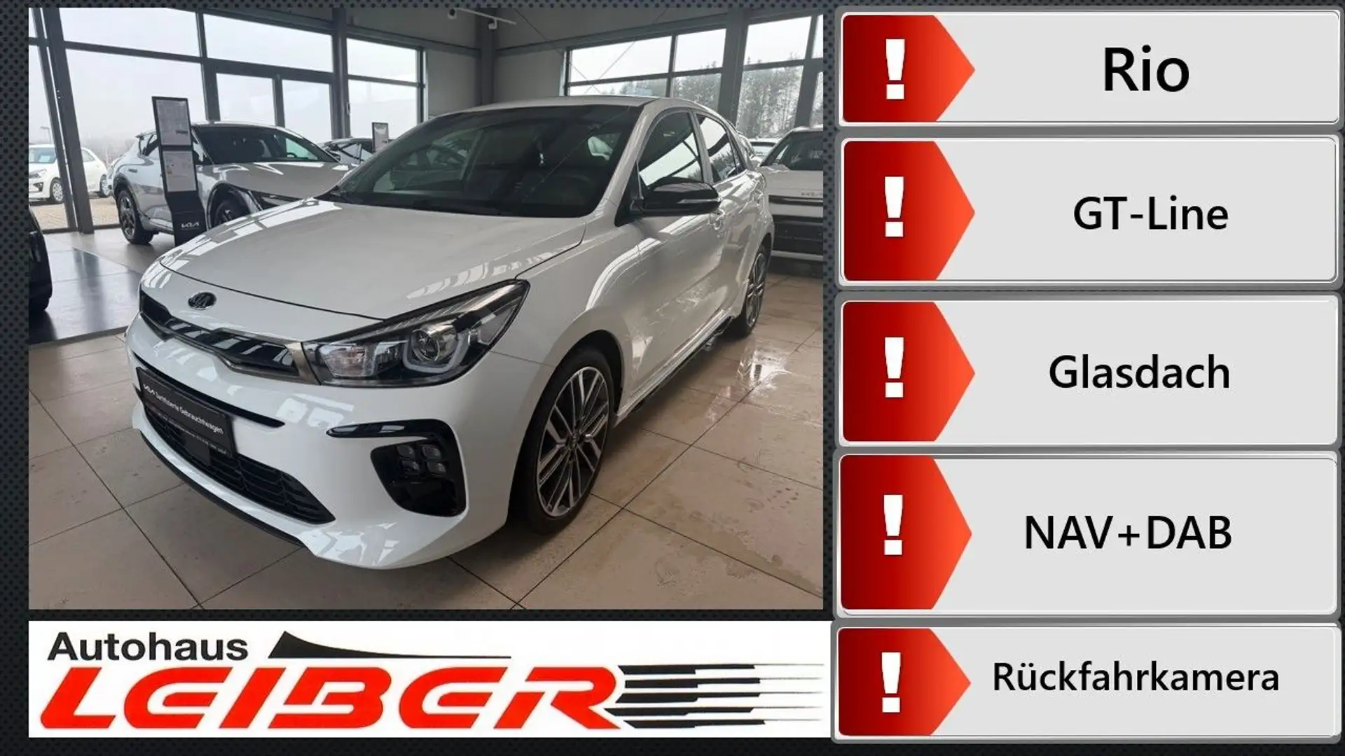 Kia Rio GT-Line NAV*GD Weiß - 1
