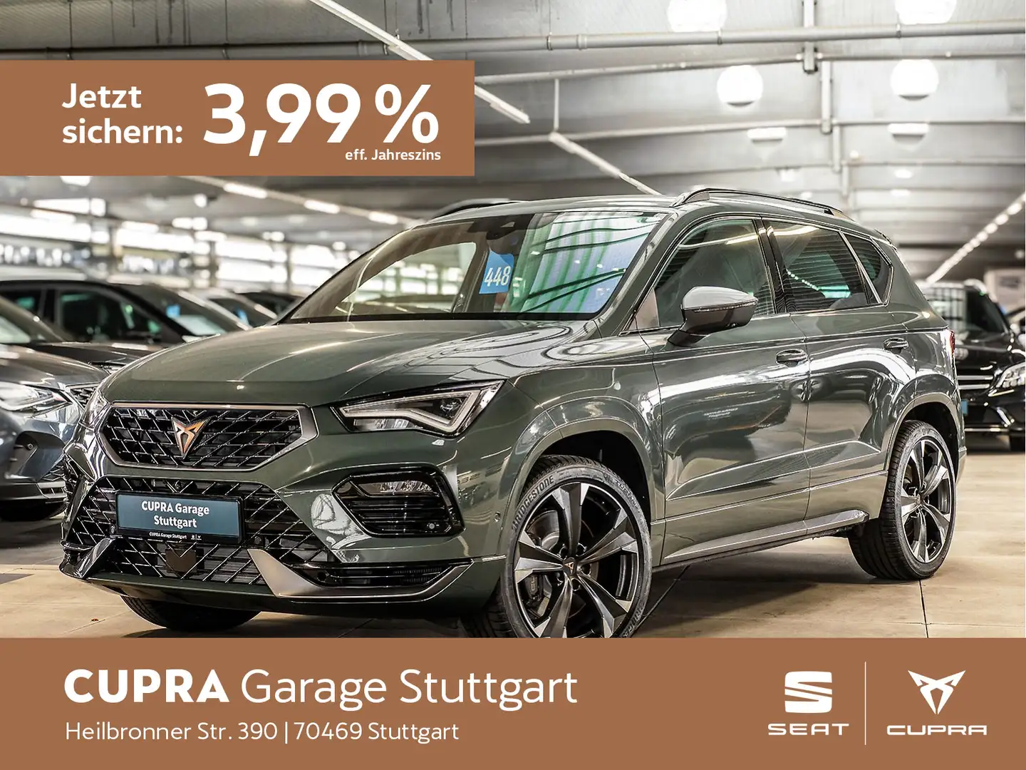 CUPRA Ateca Cupra 2.0 TSI DSG 221kW Grün - 1