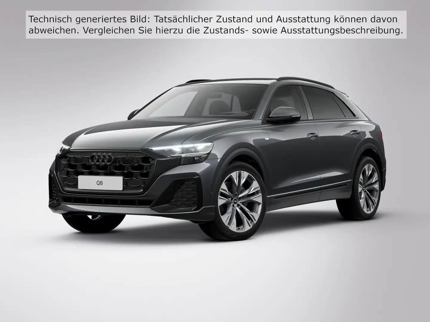 Audi Q8 50 TDI Q 2x S LINE UPE120 LM22 AIR-SPORT LEDE Grau - 2