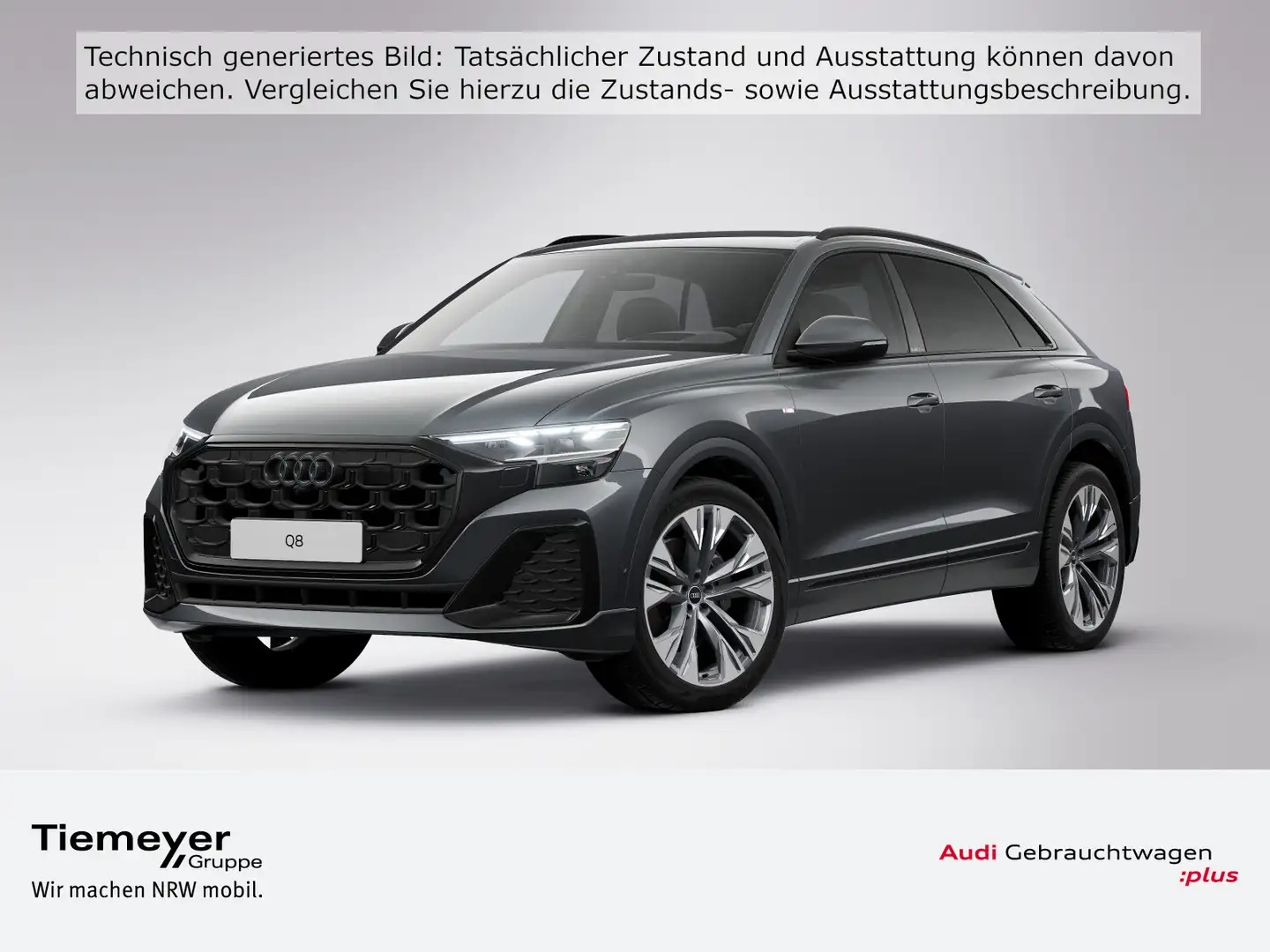 Audi Q8 50 TDI Q 2x S LINE UPE120 LM22 AIR-SPORT LEDE Grau - 1