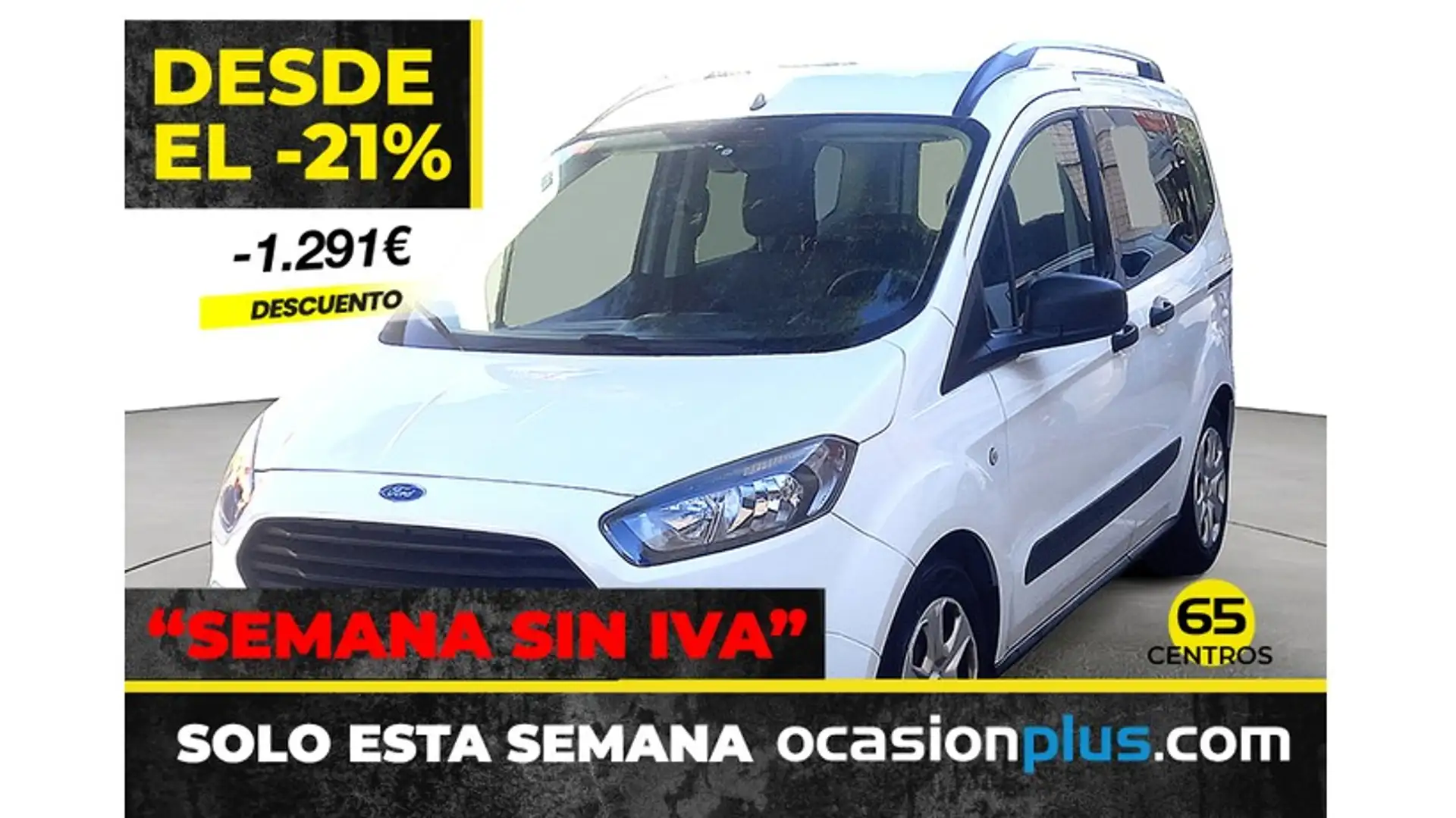 Ford Tourneo Courier 1.0 Ecoboost Ambiente Blanco - 1