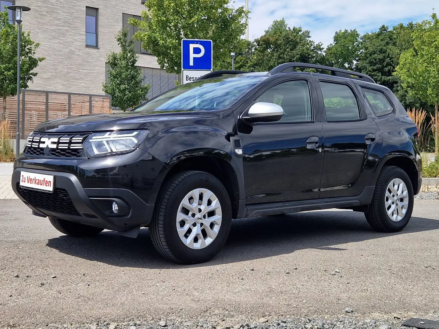 Dacia Duster Expression/Sommer+Winterreifen Alu/LPG/1Hand/Color Schwarz - 1