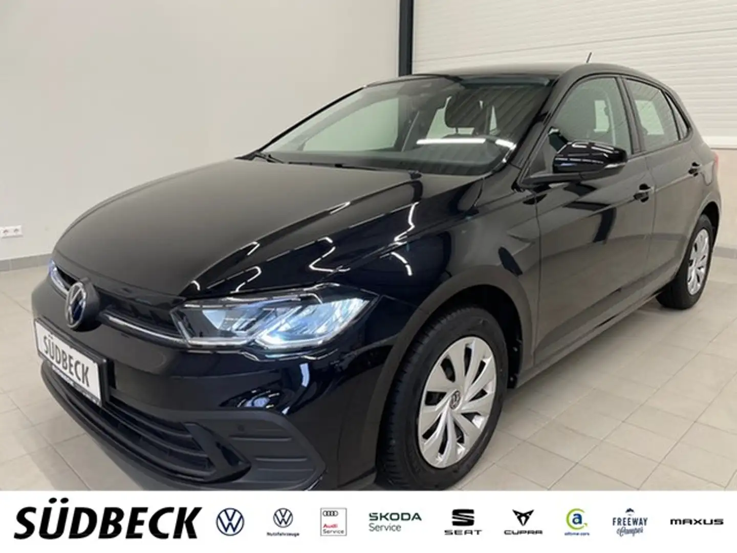 Volkswagen Polo VI 1.0 TSI Life LANE+APP+LED Schwarz - 1