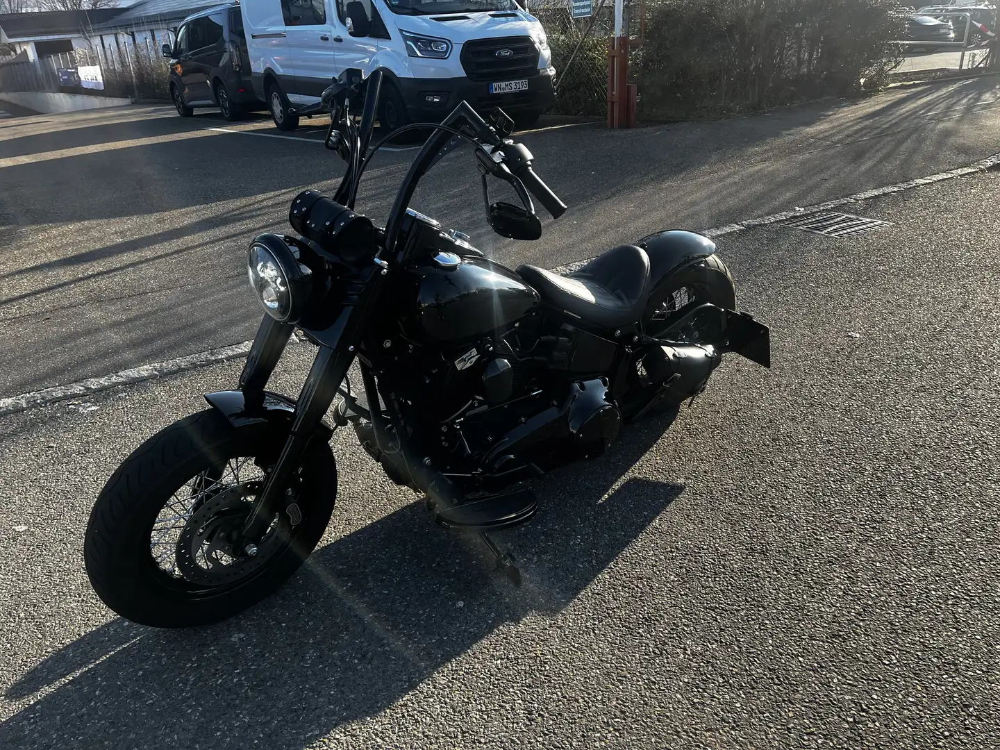 Harley-Davidson Softail Slim Slim/Fat Boy *all Black* Fekete - 2