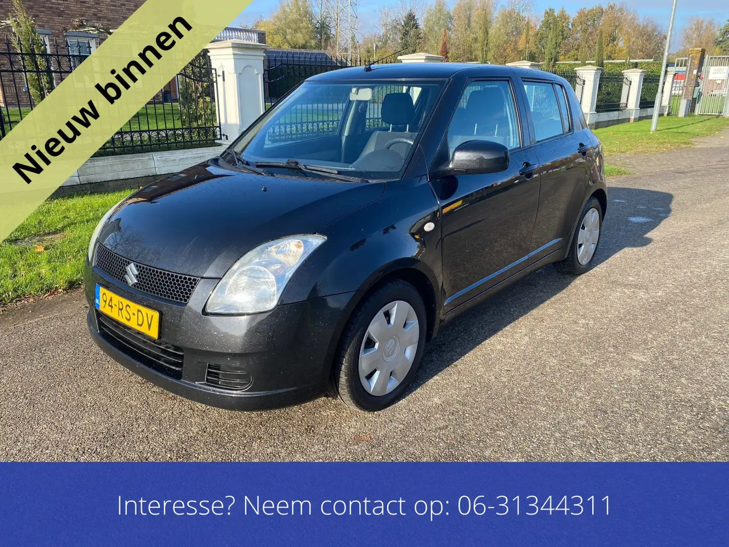 Suzuki Swift 1.3 GLS 5 Deurs Nieuwe Apk Noir - 1
