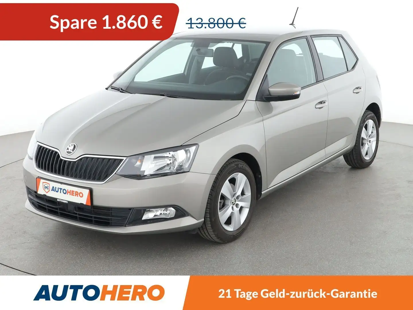 Skoda Fabia 1.2 TSI Ambition*TEMPO*KLIMA*ALU* Beige - 1