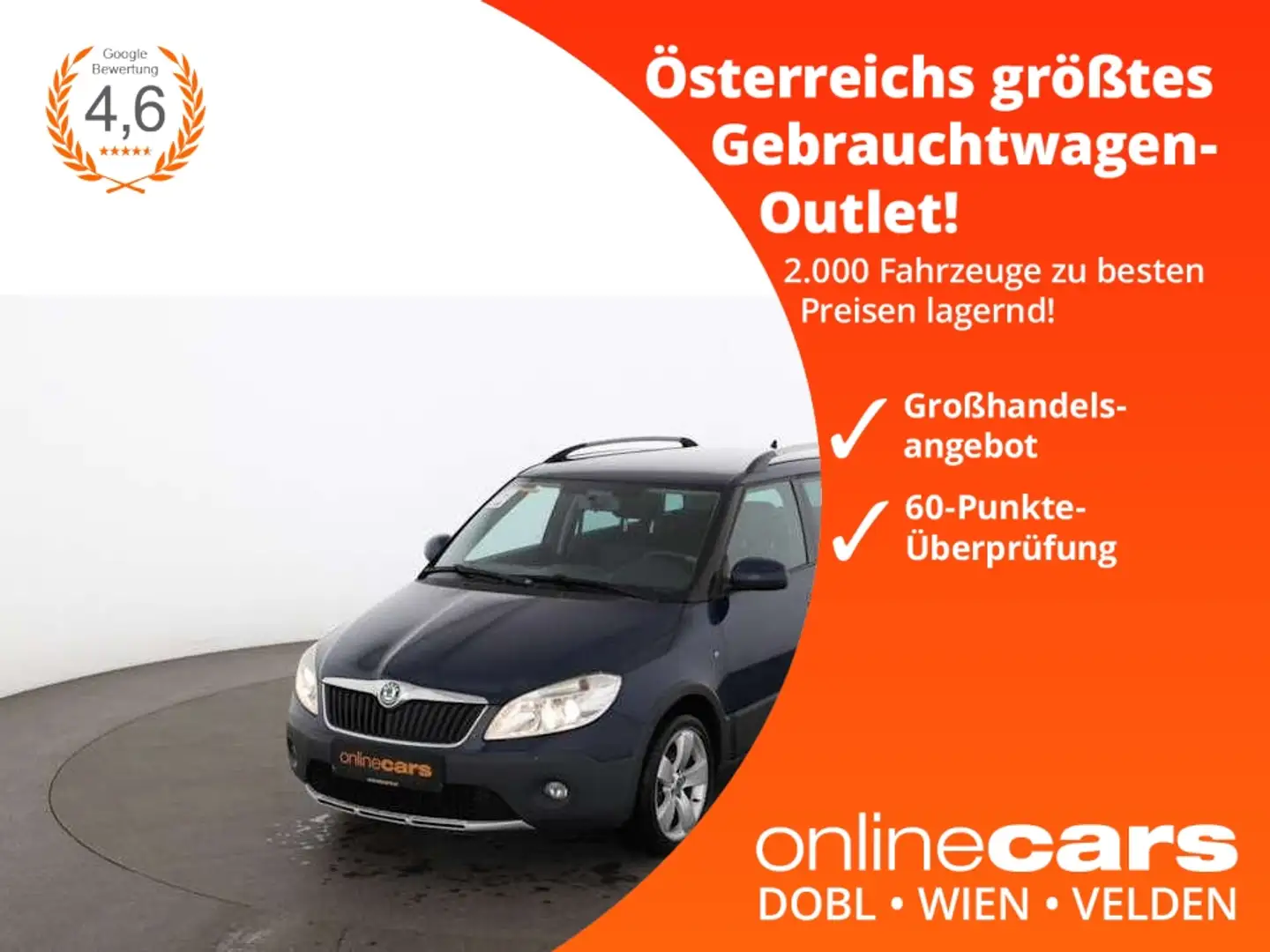 Skoda Fabia Combi 1.2 TSI Scout TEMPOMAT KLIMA RADIO Azul - 1