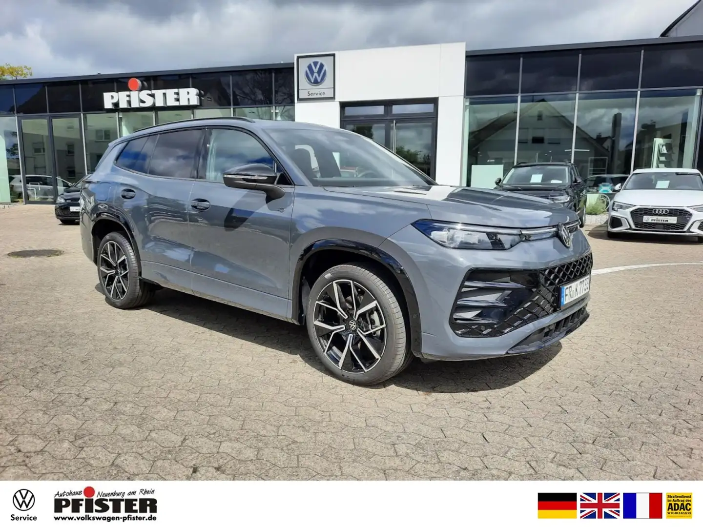 Volkswagen Tayron R-Line BlackStyle 7-Sitzer AHK Kamera uvm Klima Gris - 1