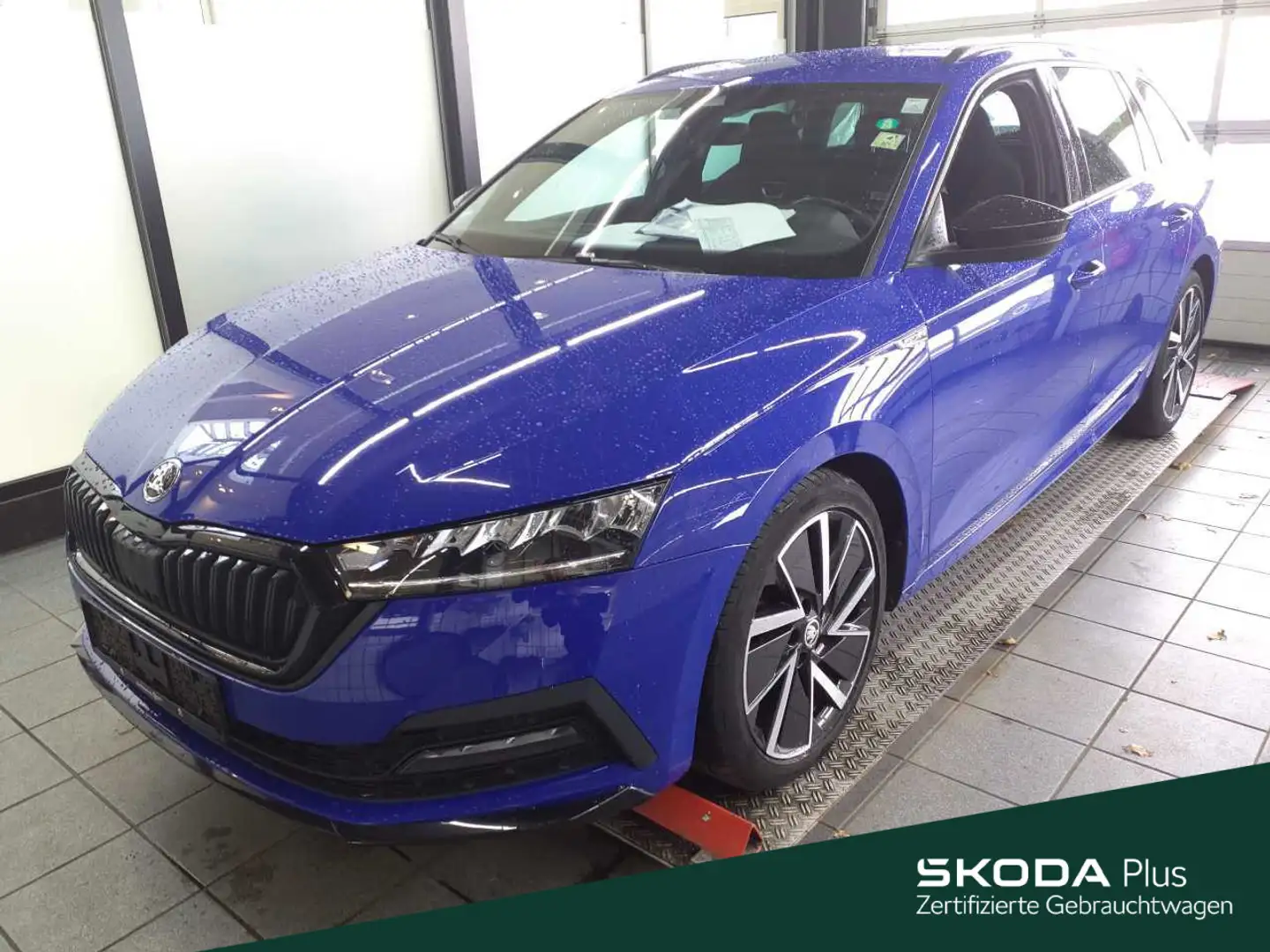 Skoda Octavia Combi 2.0 TDI DSG Sportline*HUD*ACC*NAVI Blau - 1