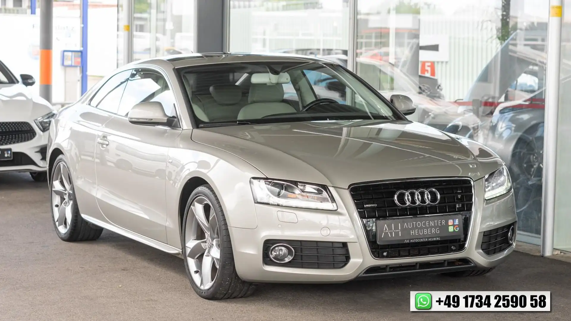 Audi A5 3.2 FSI QUATTRO S LINE*PANO*TOT*NAVI*AHK*SHZ* Silber - 1