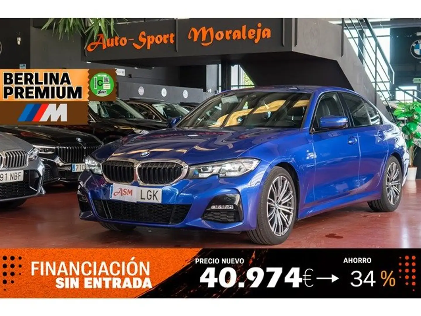 BMW 318 318dA Azul - 1