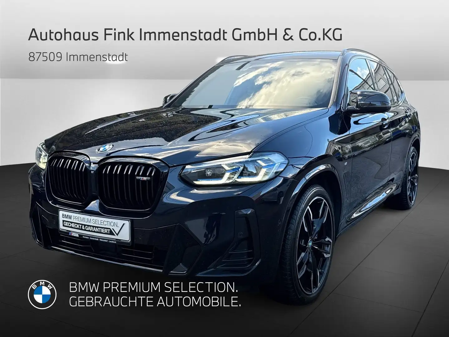 BMW X3 M 40d Head-Up HiFi DAB LED WLAN RFK Klimaaut. Noir - 1