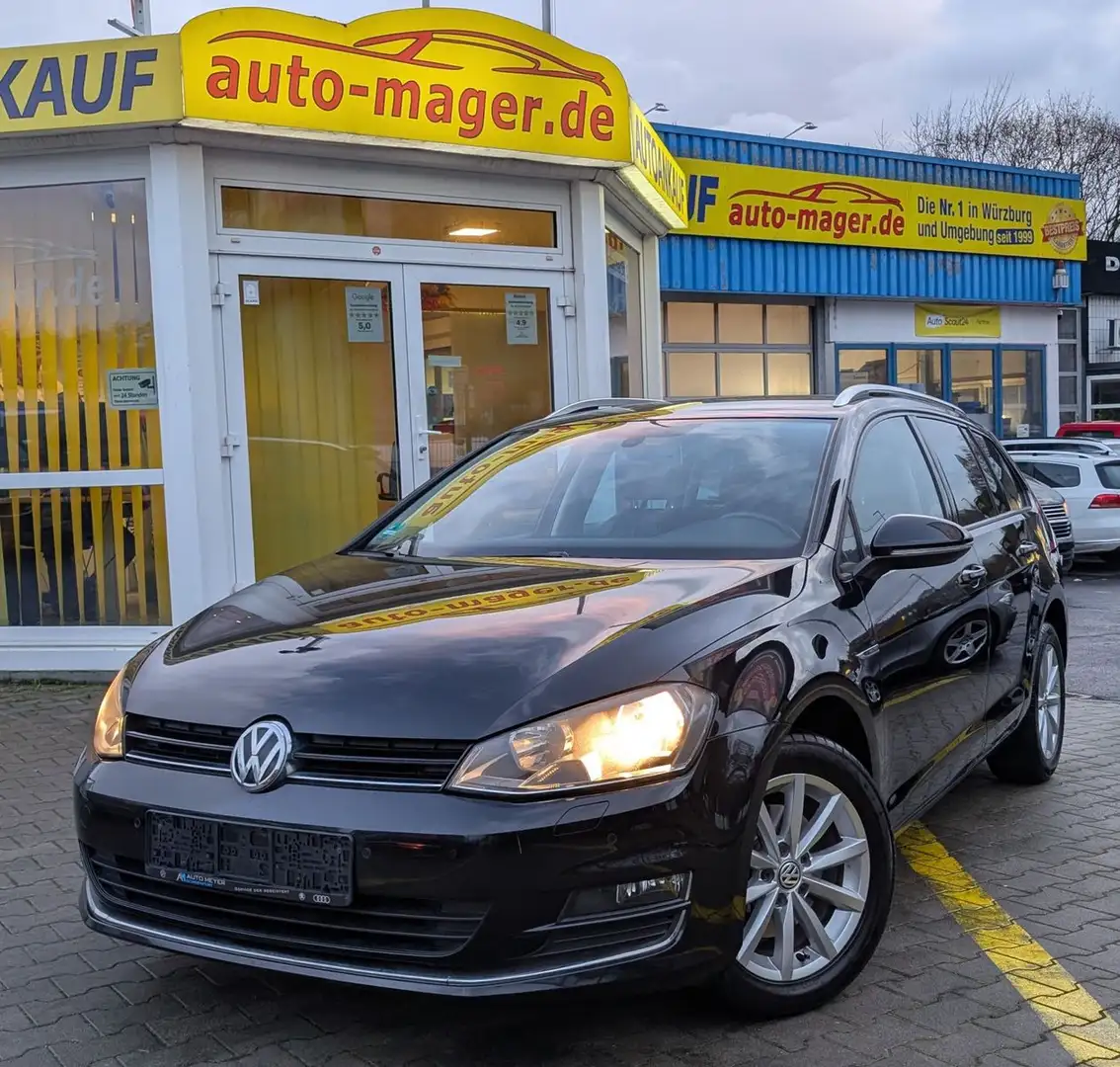 Volkswagen Golf VII 1.6 TDI Variant Lounge*2.Hd*Temp*2xPDC* Schwarz - 1