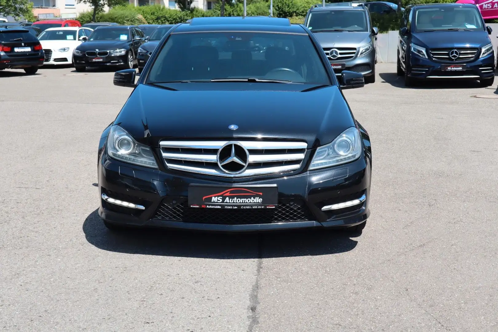 Mercedes-Benz C 250 CGI 7G Lim. AMG Line Comand_Xenon_Glasdach Schwarz - 2