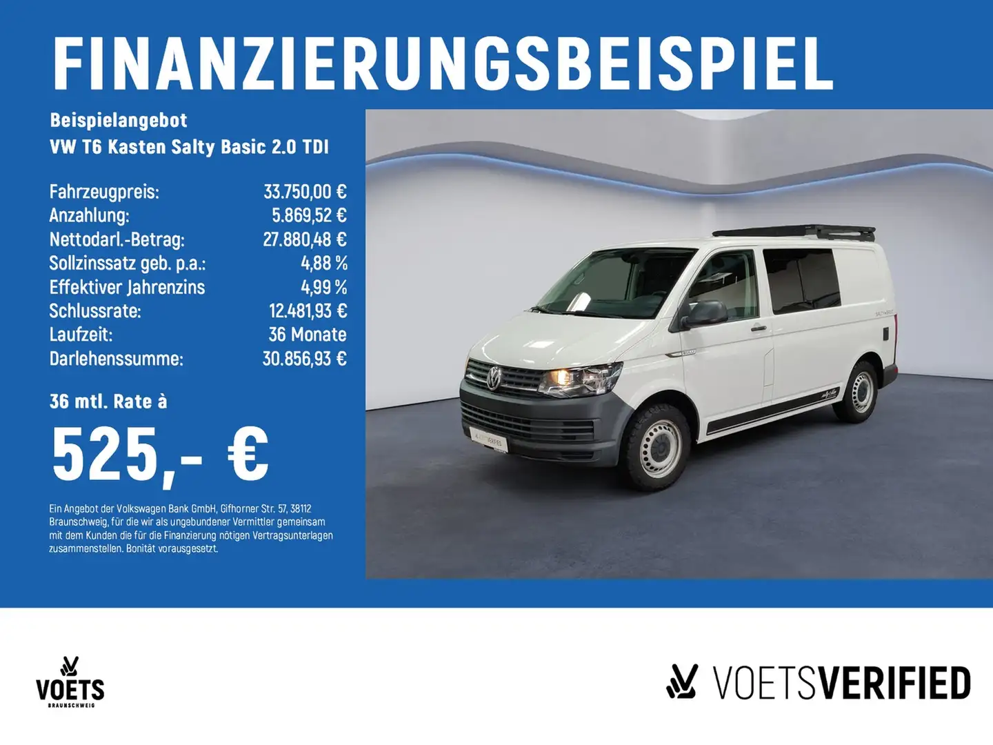 Volkswagen LT T6 Kasten Salty Basic 2.0 TDI WoMo Zulassung Sa... Weiß - 2
