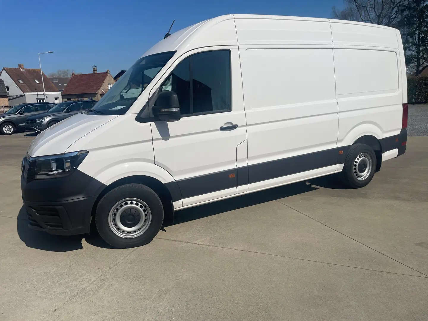 Volkswagen Crafter 2.0 CR TDi L3H3 Airco + GPS + Car play 25 550+BTW Blanc - 1