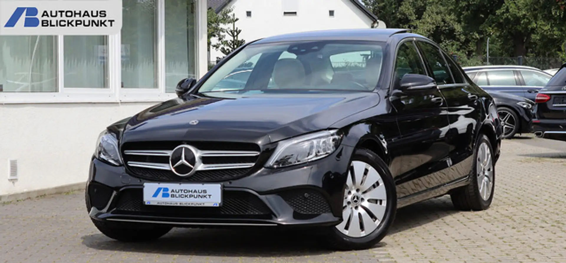 Mercedes-Benz C 300 de DISTRONIC+PANO+KAM360+HEADUP+DIGI-TACHO Schwarz - 1