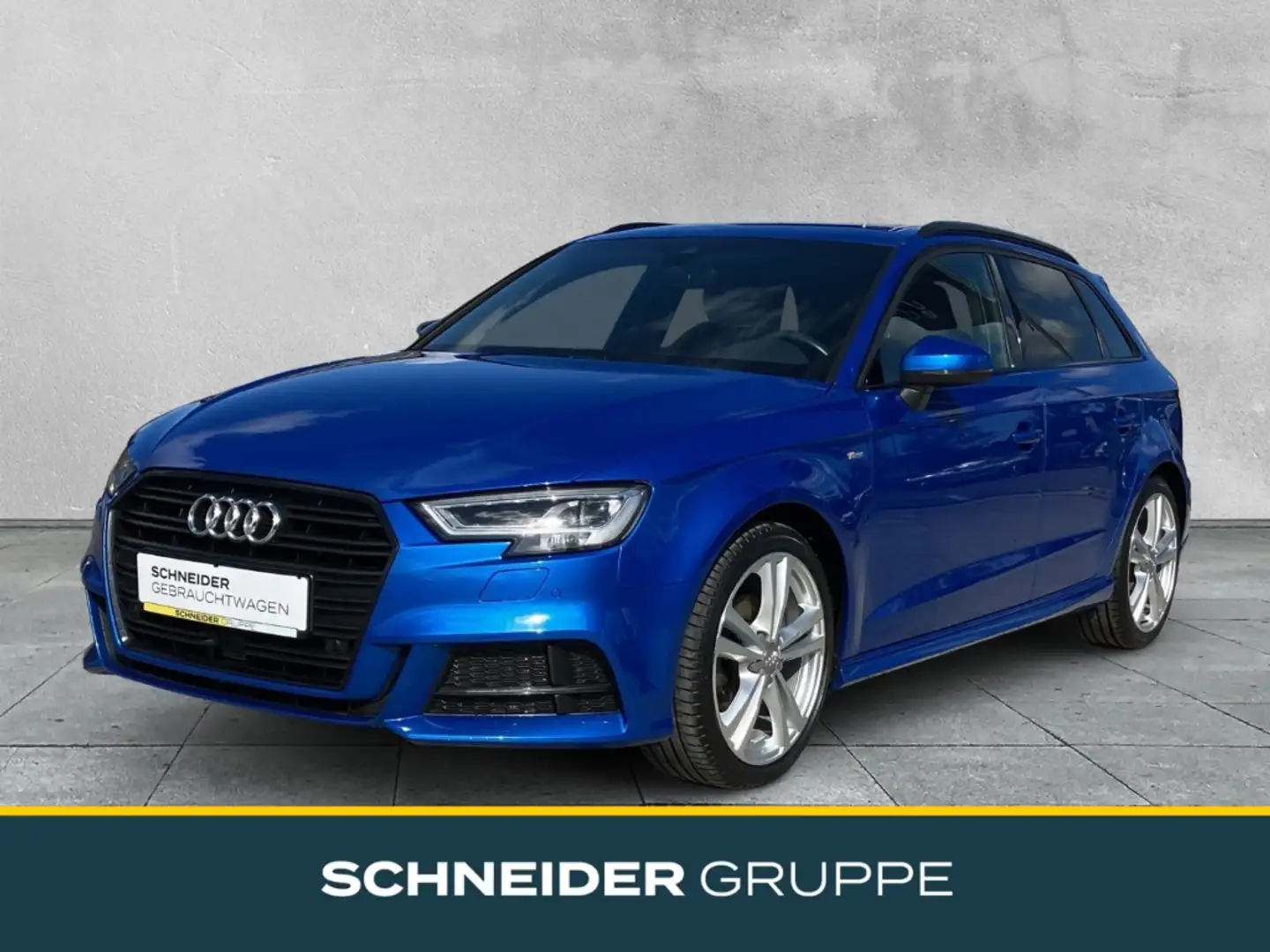 Audi A3 Sportback 35 TFSI S line MATRIX+ALCANTARA+SHZ Blau - 1