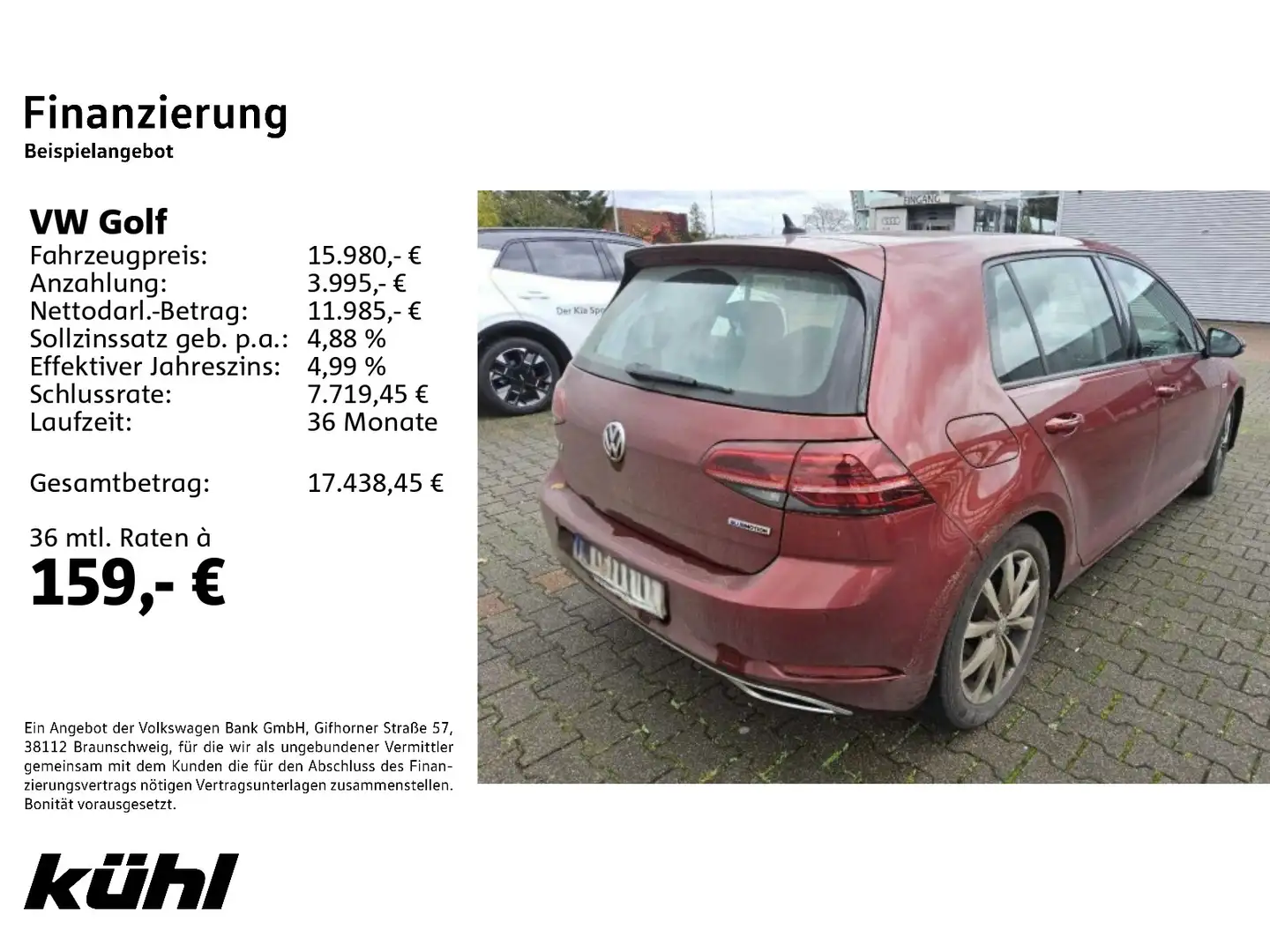 Volkswagen Golf 7 VII 1.5 TSI BMT Highline LED/ACC/Navi Rot - 2