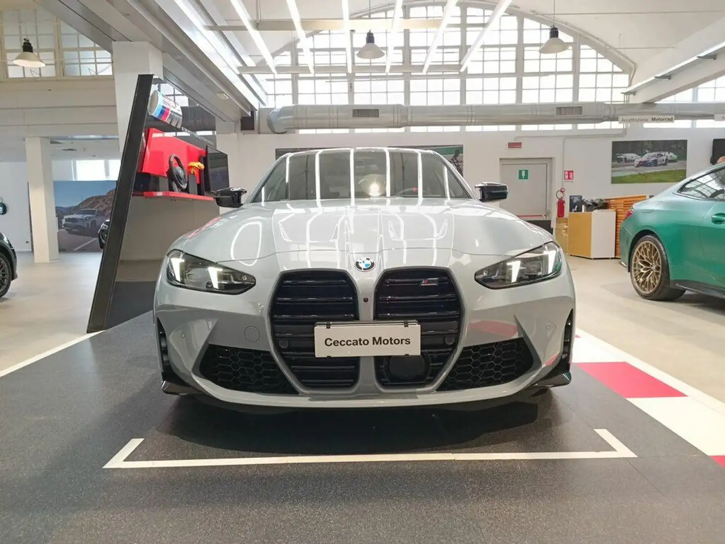 BMW M3 3.0 Competition xdrive auto Grigio - 2