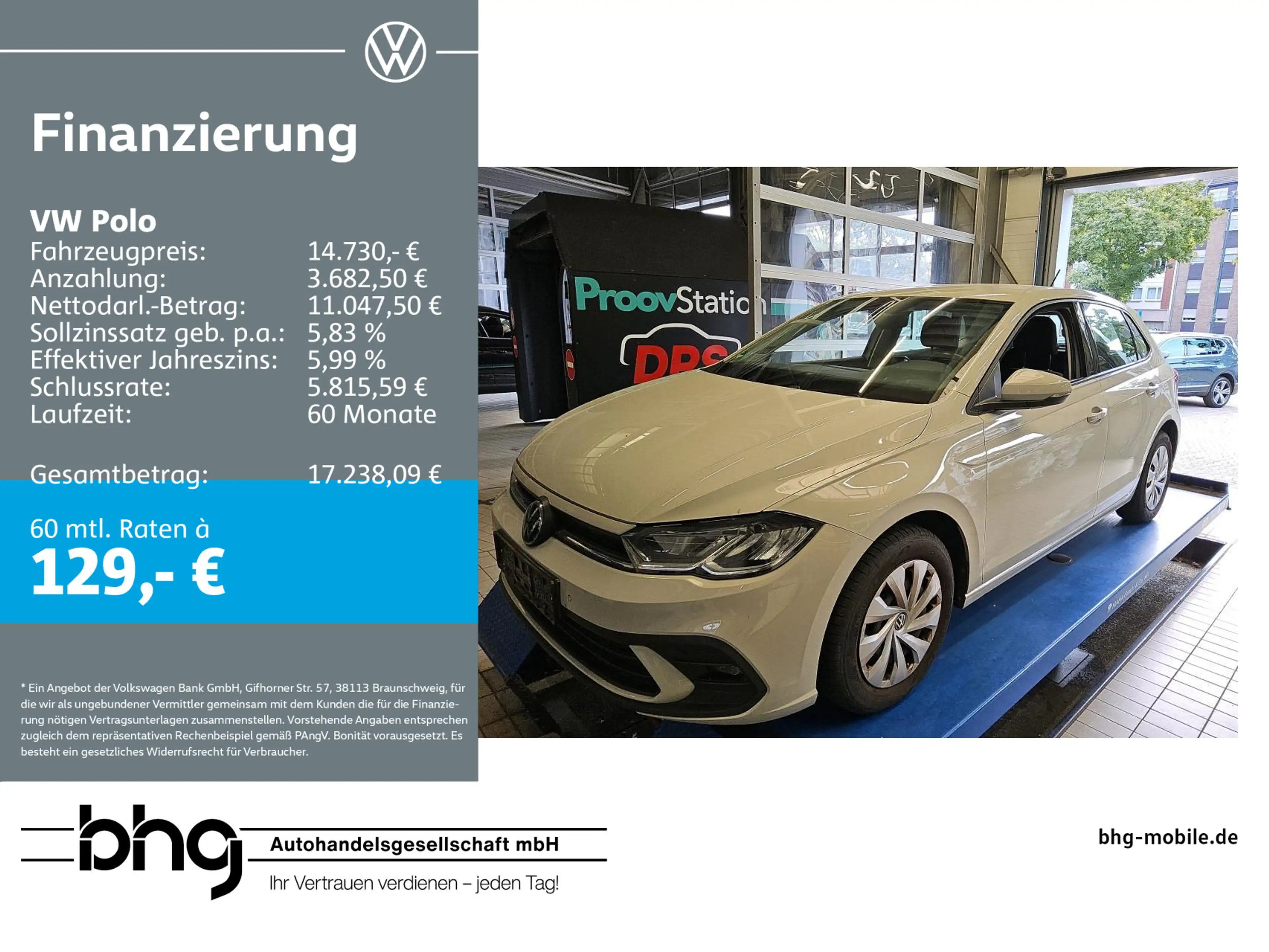 Volkswagen Polo Life 1,0 l 59 kW (80 PS) 5-Gang
